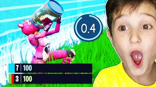 KID REACTS TO UNLUCKIEST FORTNITE PLAYS EVER [upl. by Amikat]