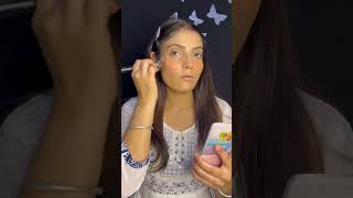 Simple dewy makeup for festive season shortsviral ytshorts makeupshorts makeuptutorial [upl. by Earehc]