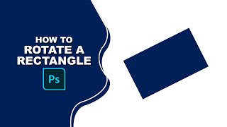 How to rotate a rectangle in photoshop [upl. by Norina]