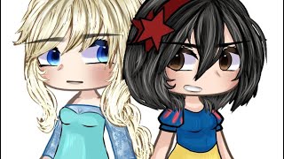 Snow White VS Elsa RAP BATTLE  Gacha life [upl. by Arised]