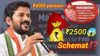 ₹25005004000 Mahalakshmi Scheme Latest Update😱Congress apne Wadou per huwi Nakaam🚫Aasra Pension⁉️ [upl. by Frentz]