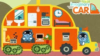 Pango Imaginary Car  Train Cartoon for Children  Truck Cartoon Cars for kids [upl. by Tavia]