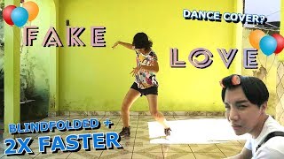 2X FASTER  BLINDFOLDED BTS 방탄소년단  FAKE LOVE  Dance Cover by Frost  3 YEARS SPECIAL [upl. by Arella]