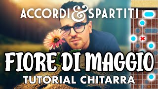 FIORE DI MAGGIO Tutorial Chitarra  Fabio Concato [upl. by Verna]