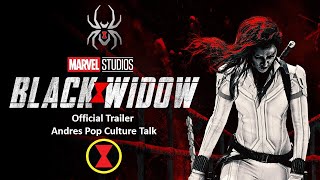 Black Widow Official TrailerAndres Pop Culture Talk [upl. by Olegnalehcim]