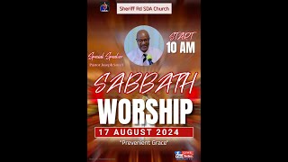 Sabbath Worship  Aug 172024  quotPrevenient Grace quot Pastor Joseph Small [upl. by Williams]