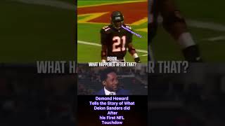 Desmond Howard first NFL TD and Coach Prime [upl. by Warthman988]