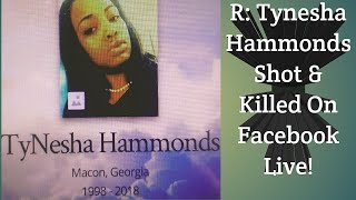 R Tynesha Hammonds Shot amp Killed On Facebook Live [upl. by Acus]