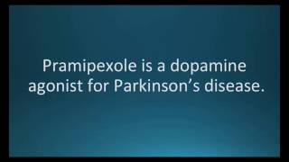 How to pronounce pramipexole Mirapex ER Memorizing Pharmacology Flashcard [upl. by Langer189]