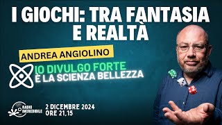 IoDivulgoForte S6Ep5  Andrea Angiolino  Il gioco tra realtà e fantasia [upl. by Con]