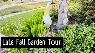 ✨My Neighbors Front Yard Garden Tour ✨  Late Fall in Zone 9B 🌼🌴 [upl. by Drol]