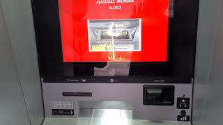 Ziraat Bankası ATM den QR Kod İle Para Çekme [upl. by Ylatfen]