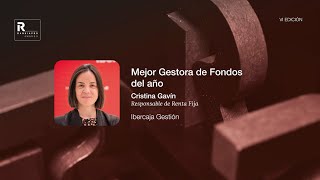 Cristina Gavín quotMejor Gestor de Fondos de 2024quot Rankia Pro Awards [upl. by Victoria]