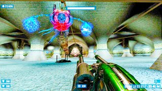 Serious Sam HD The Second Encounter  Exotech Larva Boss Fight 4K Ultra HD [upl. by Aicilyt162]