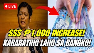 SSS 2ND TRANCHE ₱1000 INCREASE NAKARATING NA SA BANGKO AT ATM [upl. by Landrum508]