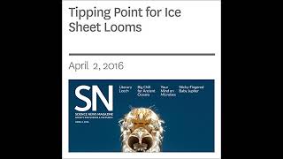 Tipping Point for Ice Sheet Looms Audiobook by Thomas Sumner [upl. by Swane426]