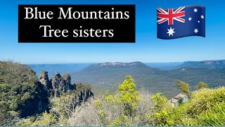 Visit Australia Blue Mountains tree sisters Katoomba [upl. by Nerfe]