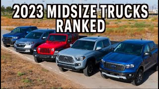 Worst to Best Midsize Trucks of 2023 [upl. by Anada]