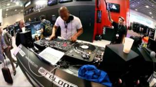 Reloop at Musikmesse 2011 DJ Angelo performing a showcase with Contour [upl. by Latsirhc]