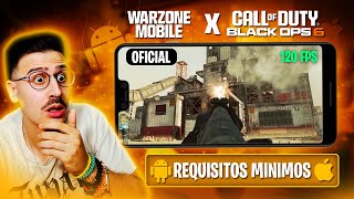 ¡NUEVOS REQUISITOS MÍNIMOS OFICIALES de WARZONE MOBILE ¿LO PODRÁS CORRER [upl. by Jonme]