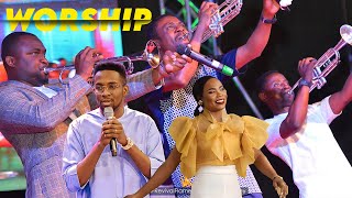 NON STOP WORSHIP amp PRAISE  NATHANIEL BASSEY VICTORIA ORENZE MINISTER GUC [upl. by Neilson]