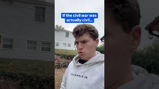 If the civil war was actually civil… comedy skit funny standup standupcomedy trending silly [upl. by Aneer898]