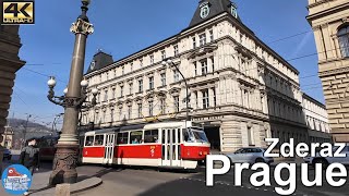 🇨🇿 PRAGUE 4k Walking Tour  Zderaz  An early morning river walk to Old Town as Prague wakes up [upl. by Veradi]