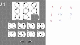 IQ TEST matrix 34 SOLVED AND EXPLAINED [upl. by Sailesh]