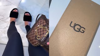 UGG COZETTE SLIDE UNBOXING amp REVIEW ♡ [upl. by Odinevneib206]