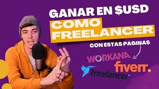 4 PAGINAS para TRABAJAR FREELANCE y GANAR EN USD  Argentina 2023 [upl. by Annaul]