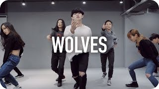 Wolves  Selena Gomez Marshmello  Jun Liu Choreography [upl. by Oalsecnew]