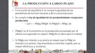 Lec005 Los Costes y el Equilibrio del Productor umh1252 201415 [upl. by Jeniffer]