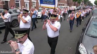 Shankill Road Defenders No2  Whiterock District No 9 Parade  240623 4K [upl. by Uot]