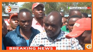 Dejected Tharaka Nithi residents threaten to withdraw support for DP Ruto [upl. by Cherian]