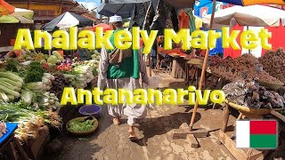 Walking Analakely Market antananarivo Madagascar [upl. by Yt]