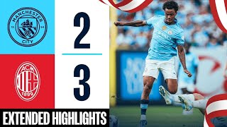 MAN CITY VS AC MILAN HIGHLIGHTS [upl. by Lacsap]