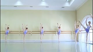 VAGANOVA BARRE CLASS FOLLOW ALONG  Vaganova Ballet Academy 5th grade exam [upl. by Eicirtap]