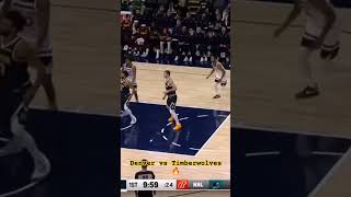 Denver Vs Timberwolves shorts joker nba highlights [upl. by Naitirb]