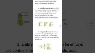 sexualreproductioninfloweringplantsclass12 megasporogenesis viralvideo studymotivation student [upl. by Nihcas782]