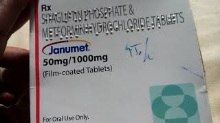 JANUMET TAB501000mg RxSitagliptin phosphate  metformin hydrochloride Incretin use amp side effect [upl. by Aihsemaj]