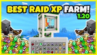 BEST AFK RAID FARM EVER CHEAP AND VERY FAST In Minecraft Bedrock 120 [upl. by Mak255]