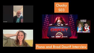 Interview Chucky Stars Brad Dourif amp Fiona Dourif [upl. by Linell464]