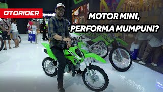 Kawasaki KLX110R L 2023  First Impression  OtoRider [upl. by Ursel347]