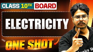 WARRIOR 2025 ELECTRICITY in 1 Shot FULL CHAPTER Theory  PYQs  Class 10th Boards [upl. by Anagrom]