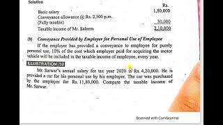 Perquisites Benefits Facilities Provided by the employer to his Employees  Tax Treatement [upl. by Male]