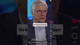 Wenger speaks on the importance of technic footballthicko [upl. by Amoeji]