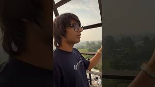 Itni Upar Tanki per Chadh gai😱 souravjoshivlogs vlog funny shorts [upl. by Atokad]