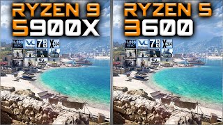 Ryzen 9 5900X vs Ryzen 5 3600 Benchmarks – 15 Tests 🔥 [upl. by Thurston]