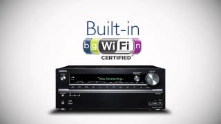 ONKYO  2014 Network AV Receiver Built in Wifi [upl. by Eirac]