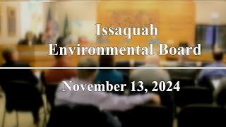 Environmental Board  November 13 2024 [upl. by Moseley]